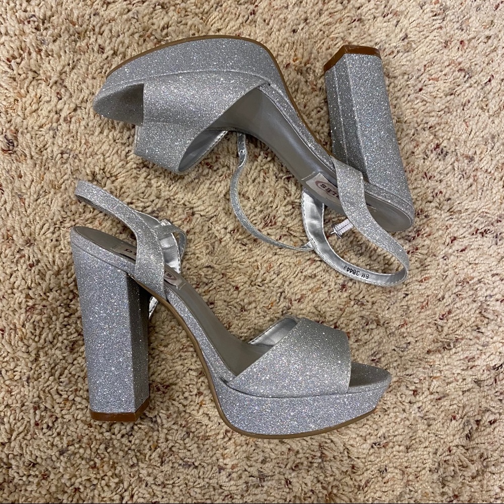 Sparkly heels